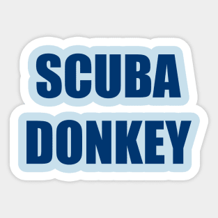 Scuba Donkey iCarly Penny Tee Sticker